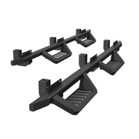 2018-2026 Jeep Wrangler JL Black Running Boards Side Step Bars Kit